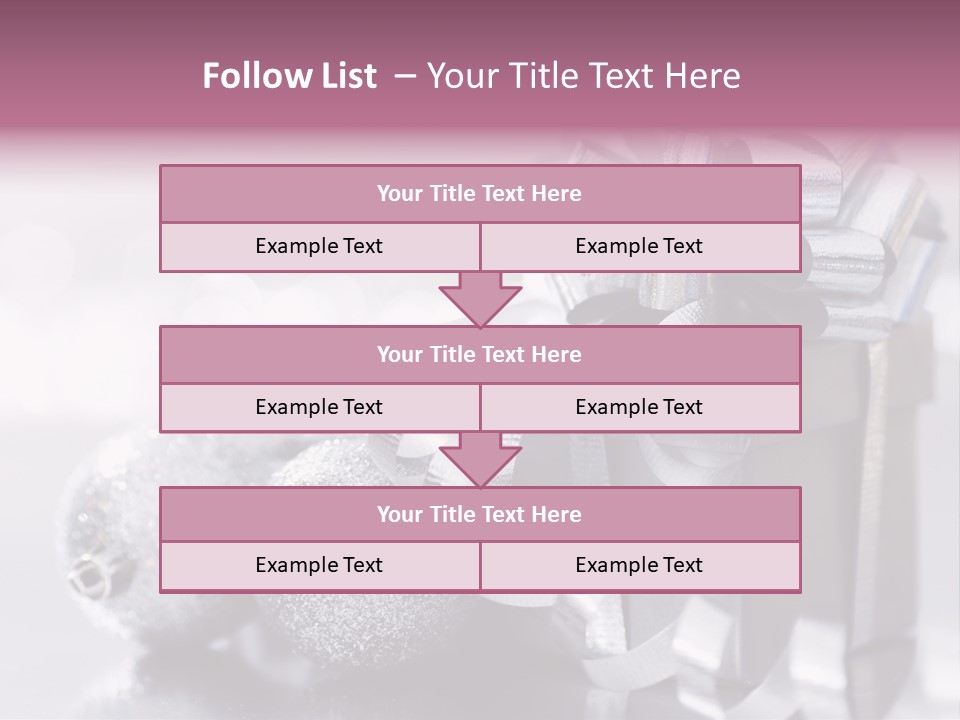 Santa Snow Box PowerPoint Template