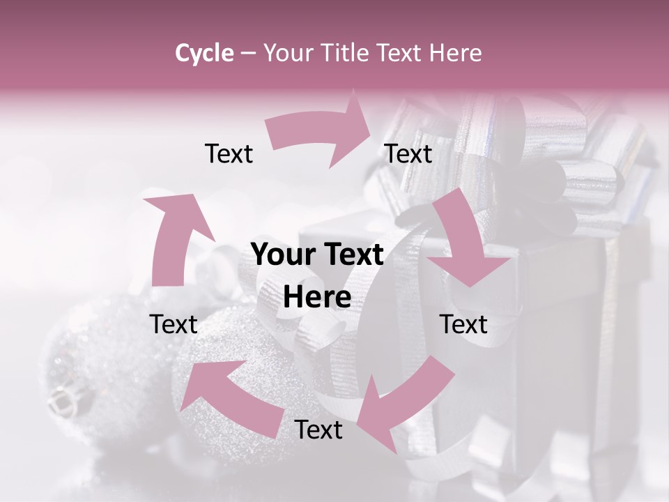 Santa Snow Box PowerPoint Template