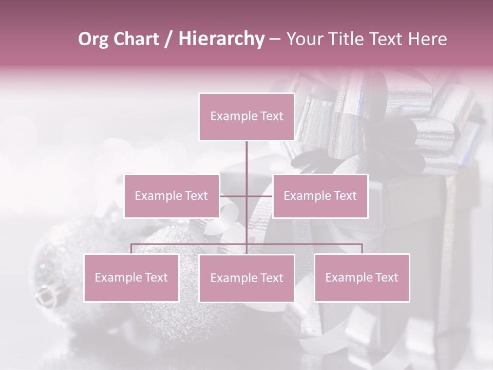 Santa Snow Box PowerPoint Template
