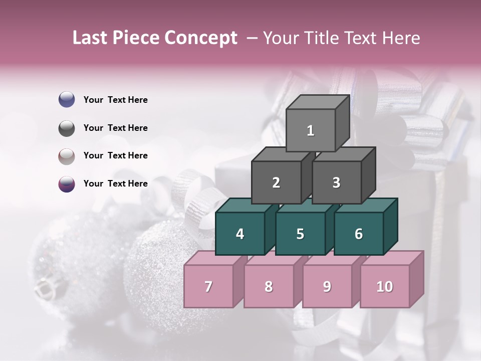 Santa Snow Box PowerPoint Template