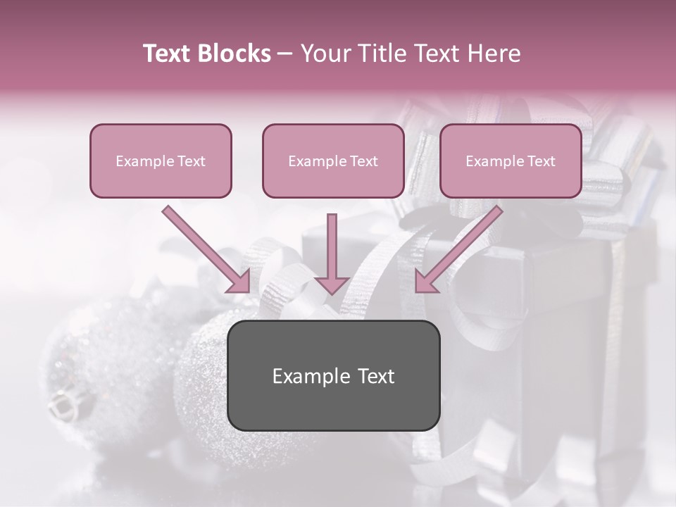 Santa Snow Box PowerPoint Template
