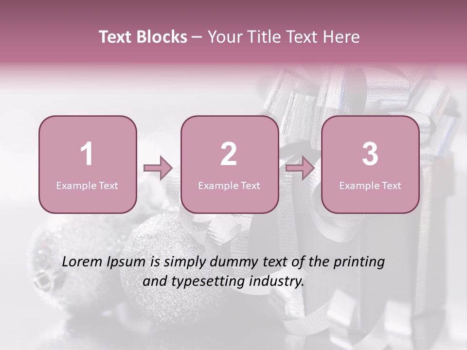 Santa Snow Box PowerPoint Template