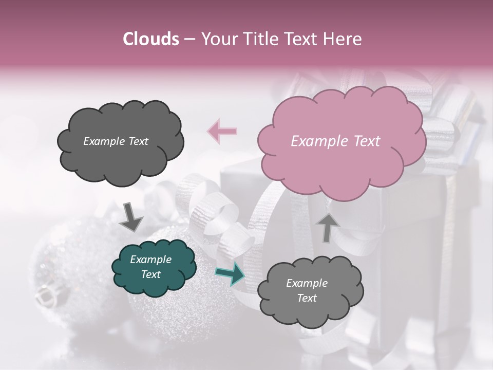 Santa Snow Box PowerPoint Template