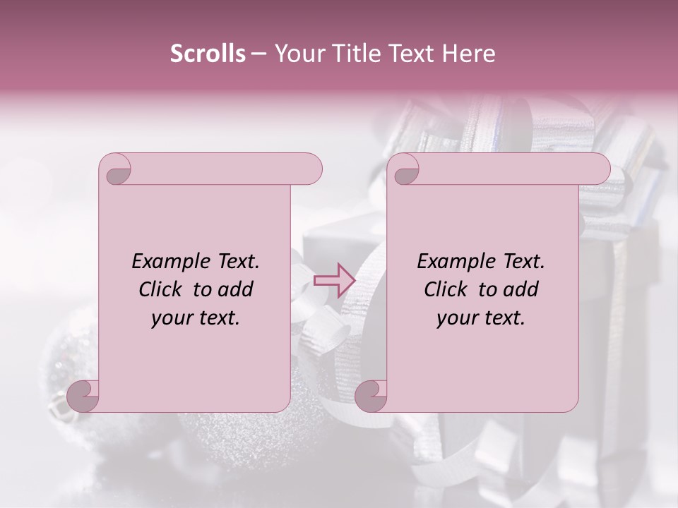 Santa Snow Box PowerPoint Template