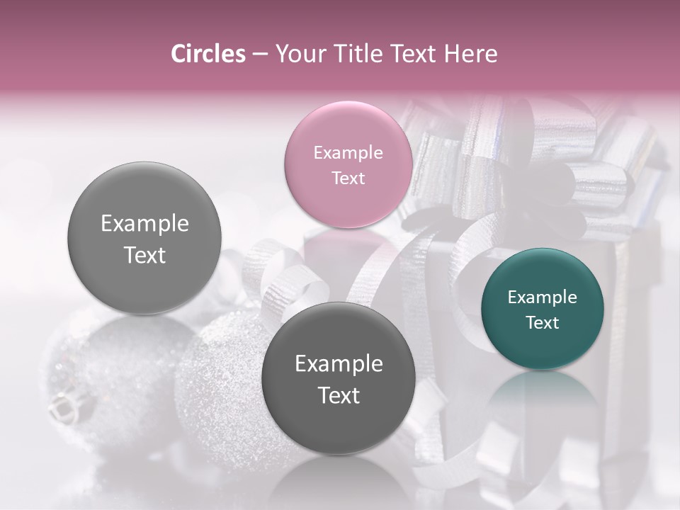 Santa Snow Box PowerPoint Template