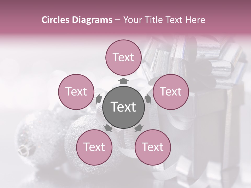 Santa Snow Box PowerPoint Template