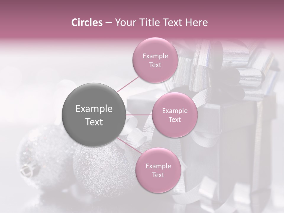 Santa Snow Box PowerPoint Template