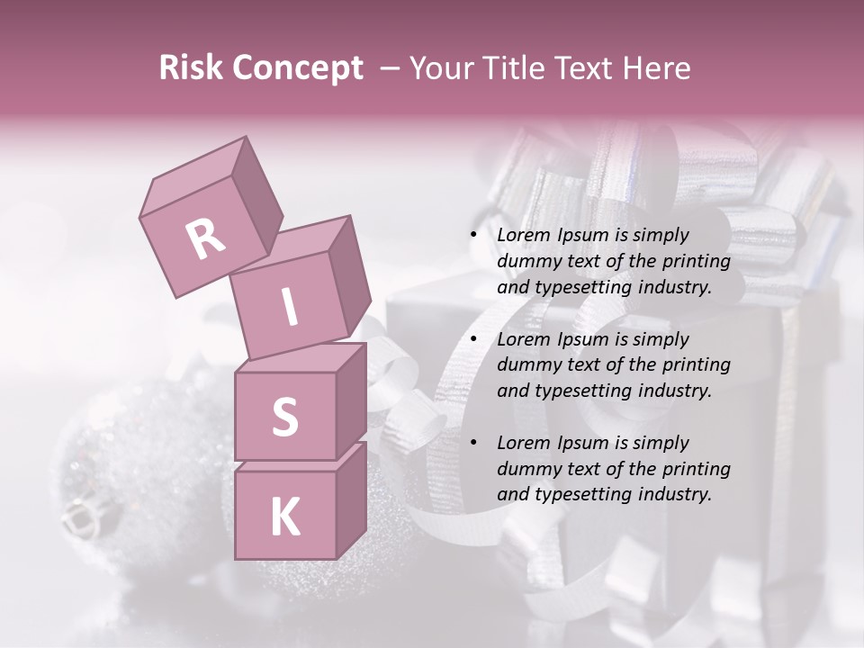 Santa Snow Box PowerPoint Template