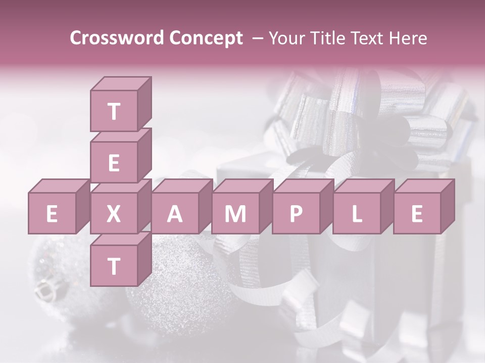 Santa Snow Box PowerPoint Template