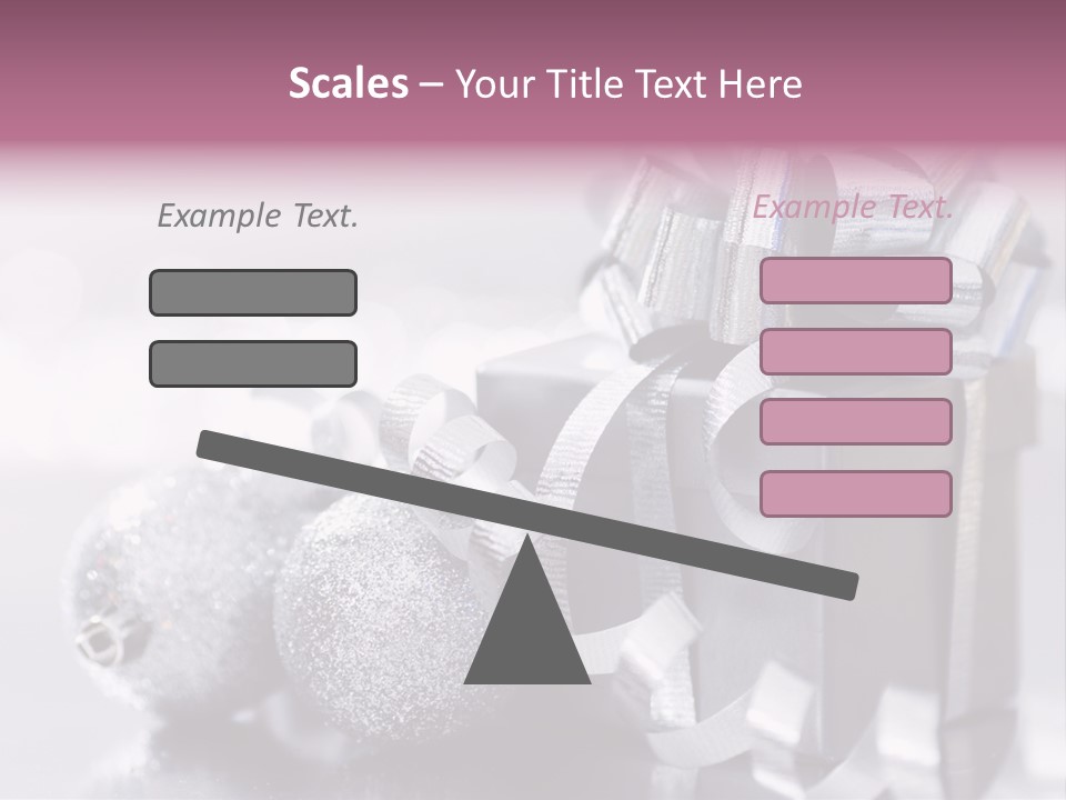 Santa Snow Box PowerPoint Template