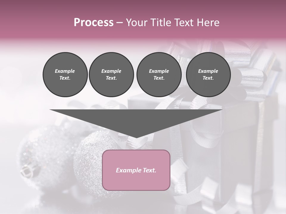 Santa Snow Box PowerPoint Template