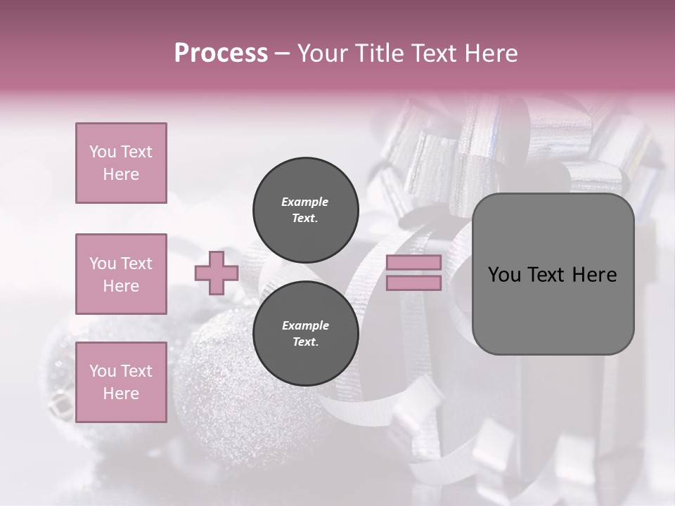 Santa Snow Box PowerPoint Template