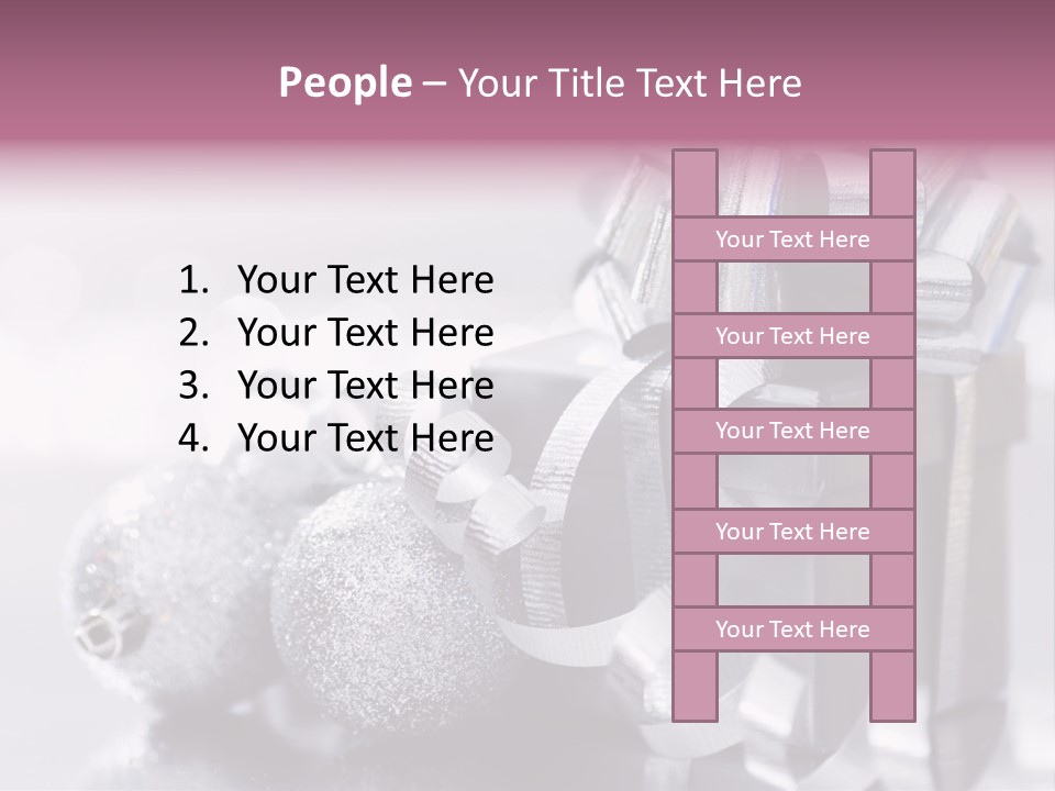Santa Snow Box PowerPoint Template