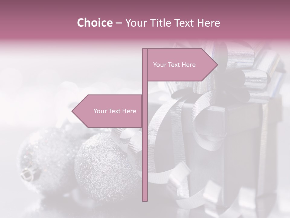 Santa Snow Box PowerPoint Template