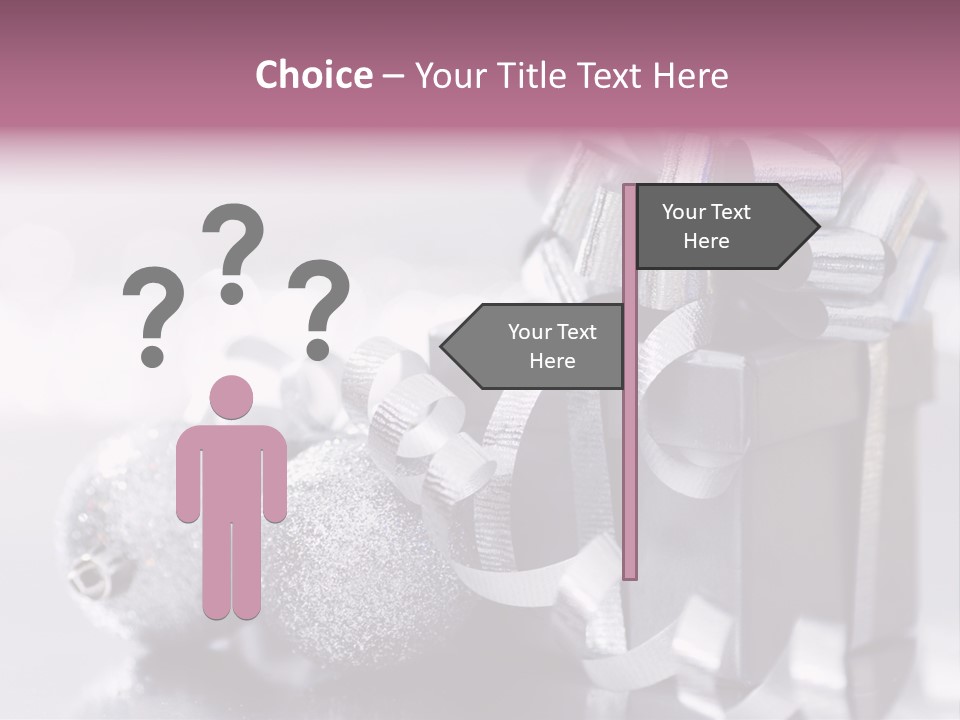 Santa Snow Box PowerPoint Template