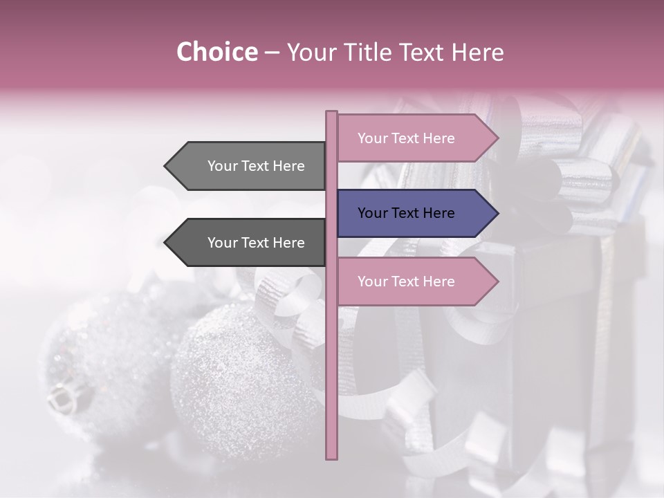 Santa Snow Box PowerPoint Template