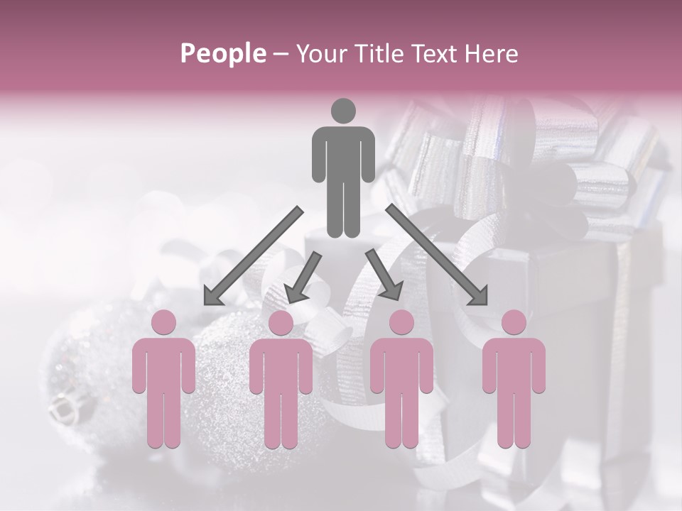 Santa Snow Box PowerPoint Template