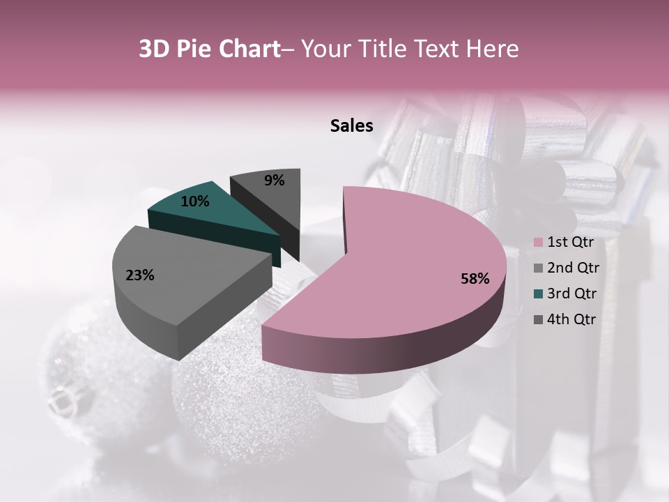 Santa Snow Box PowerPoint Template