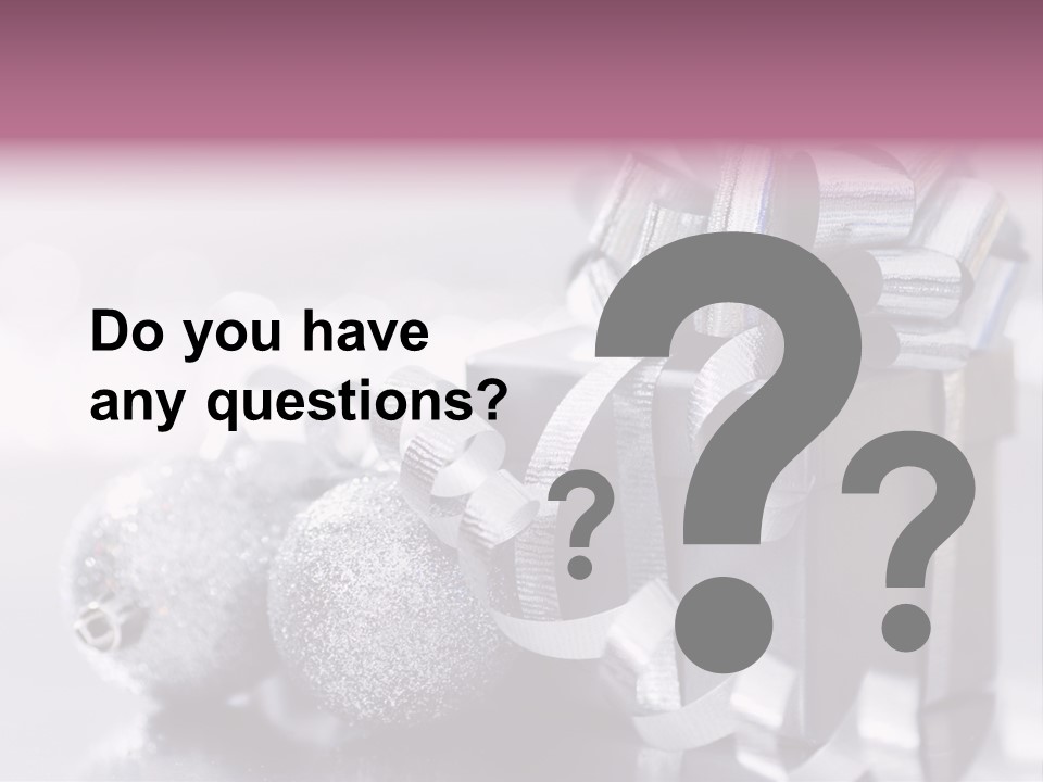 Santa Snow Box PowerPoint Template