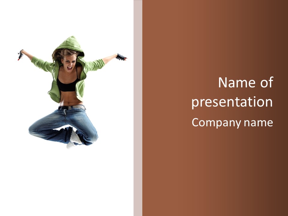 Moving One Beautiful PowerPoint Template