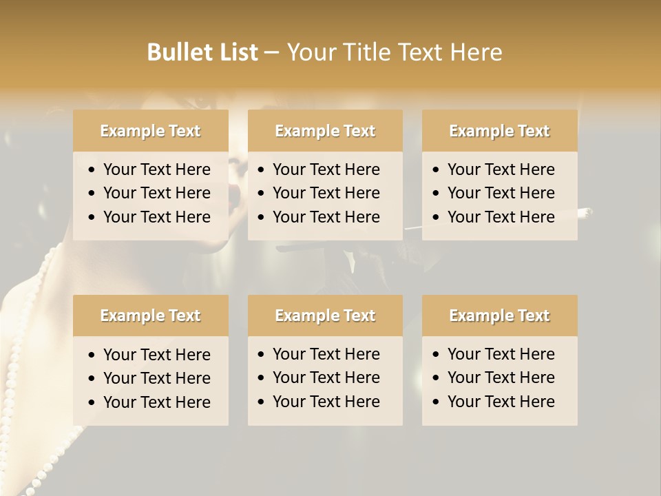 Room Feather Black PowerPoint Template