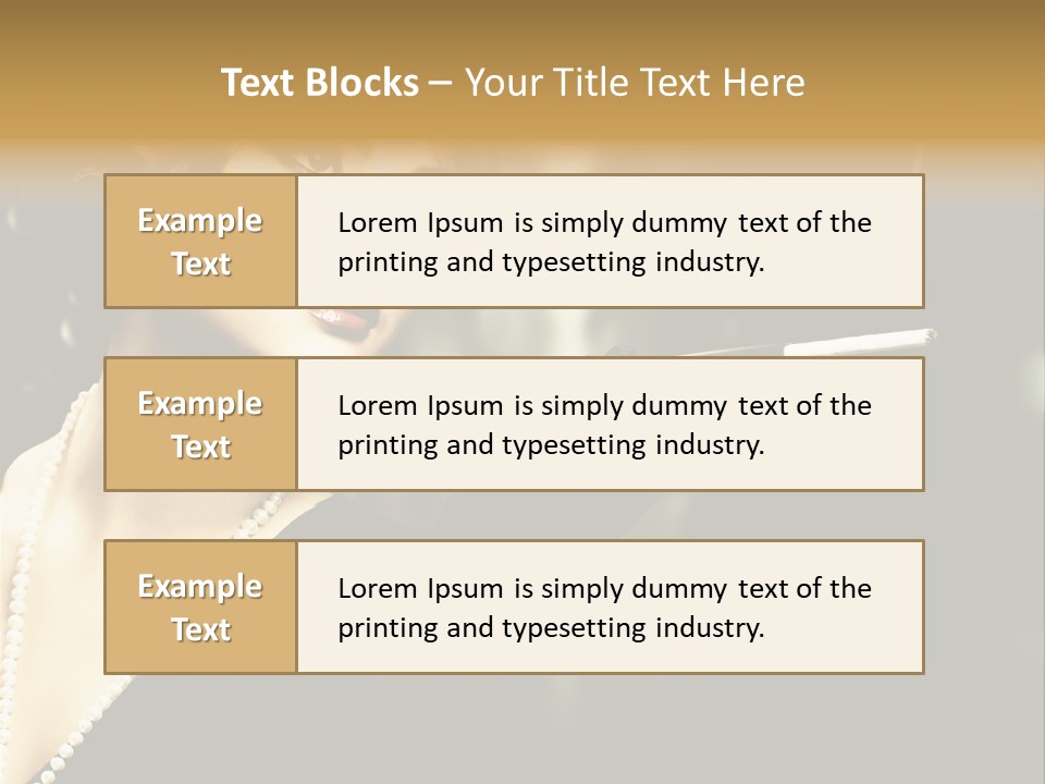 Room Feather Black PowerPoint Template