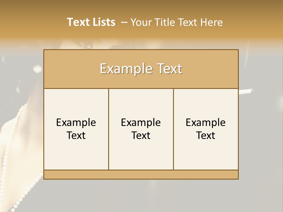 Room Feather Black PowerPoint Template