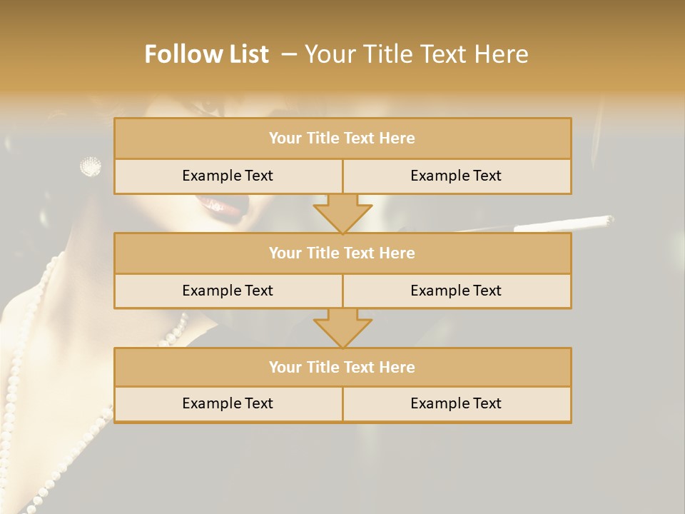 Room Feather Black PowerPoint Template