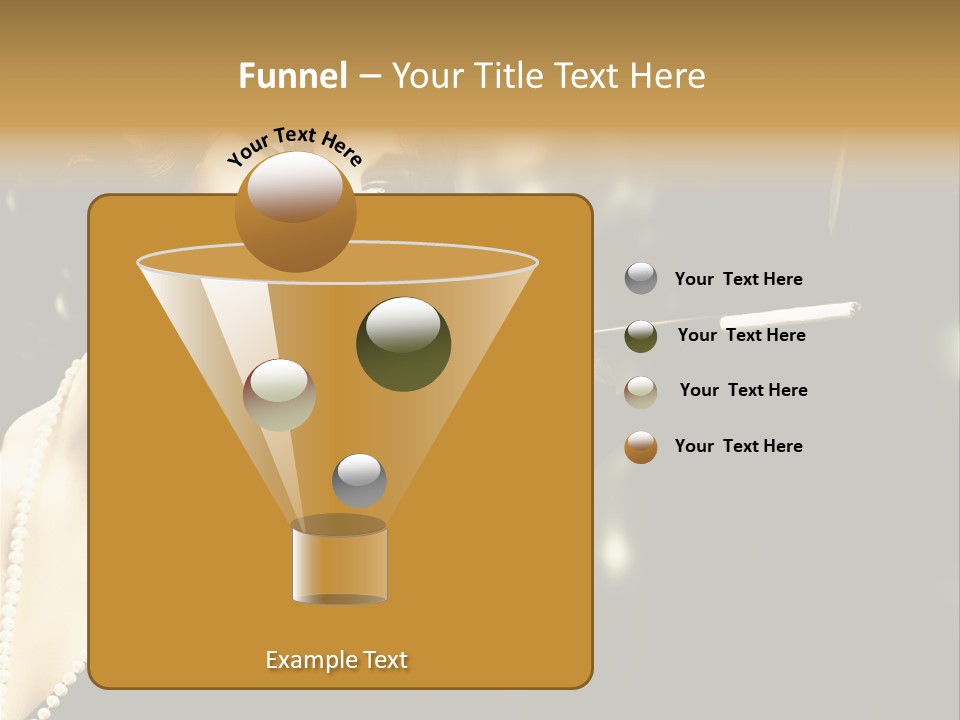 Room Feather Black PowerPoint Template
