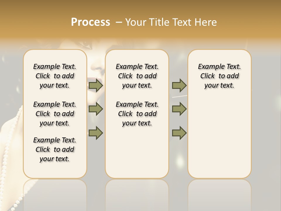 Room Feather Black PowerPoint Template