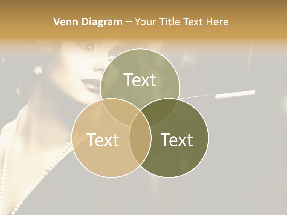 Room Feather Black PowerPoint Template