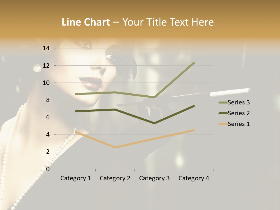 Room Feather Black PowerPoint Template