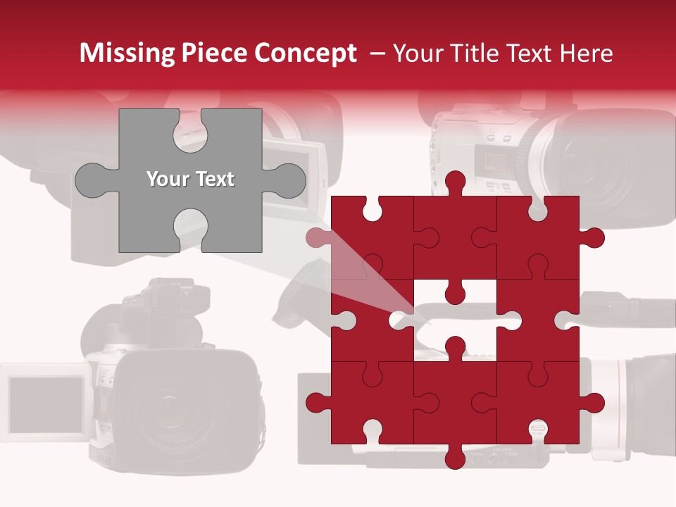 Action Video Isolated PowerPoint Template