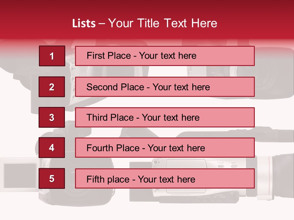 Action Video Isolated PowerPoint Template