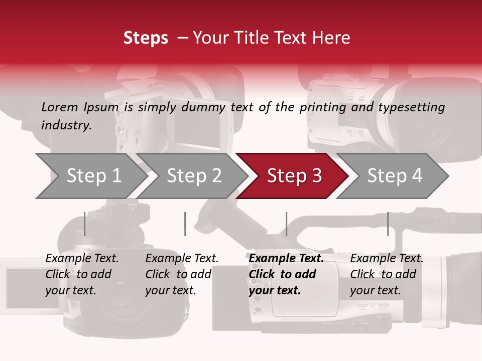 Action Video Isolated PowerPoint Template