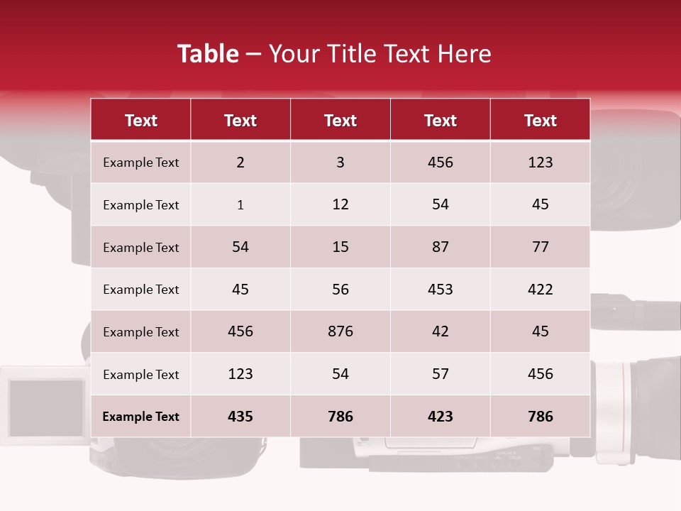 Action Video Isolated PowerPoint Template