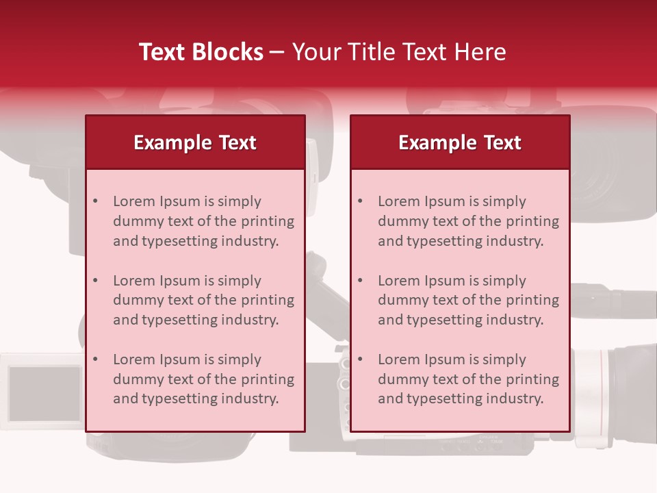 Action Video Isolated PowerPoint Template