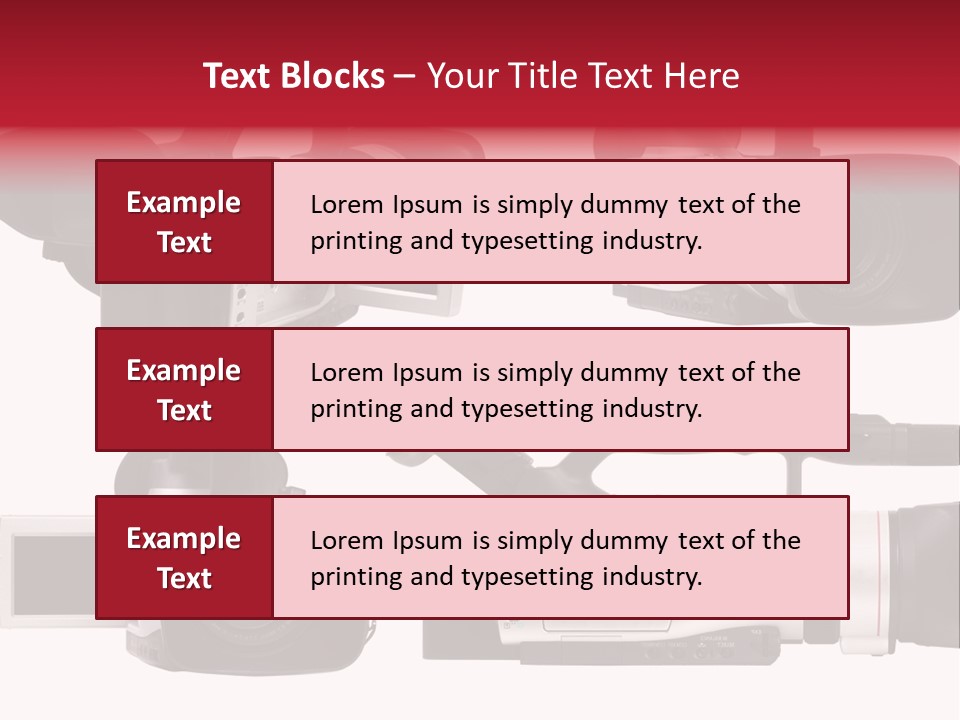 Action Video Isolated PowerPoint Template