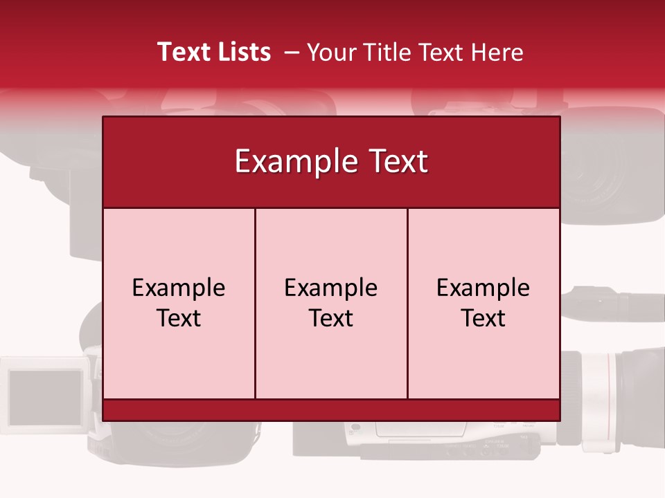 Action Video Isolated PowerPoint Template