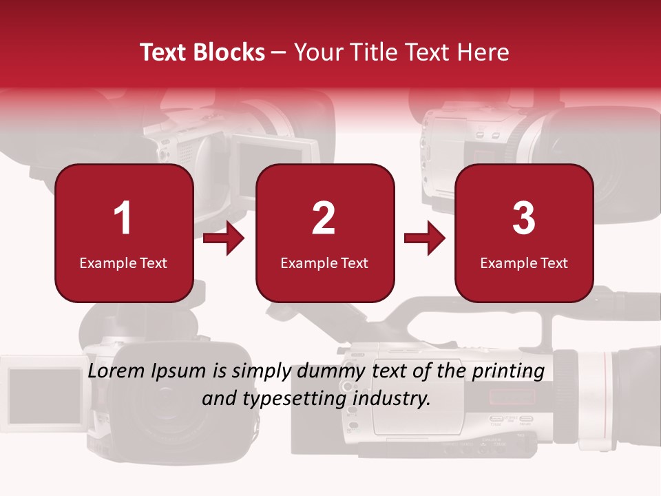 Action Video Isolated PowerPoint Template