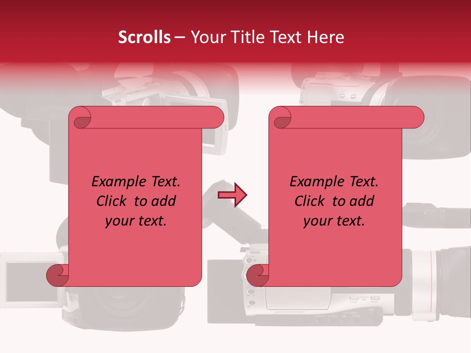 Action Video Isolated PowerPoint Template