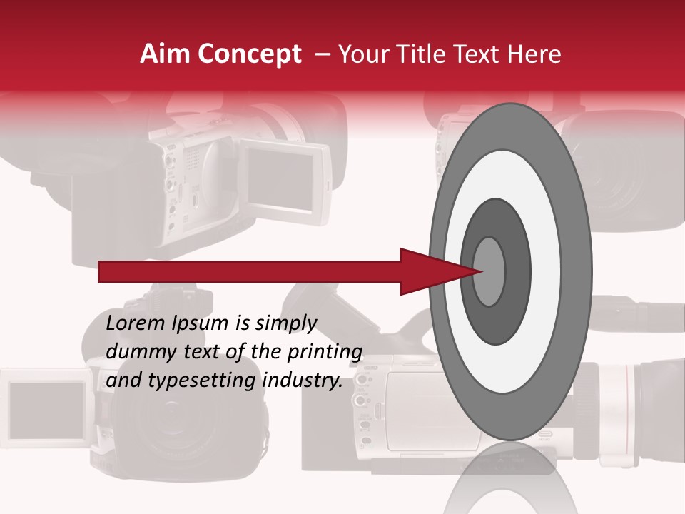 Action Video Isolated PowerPoint Template