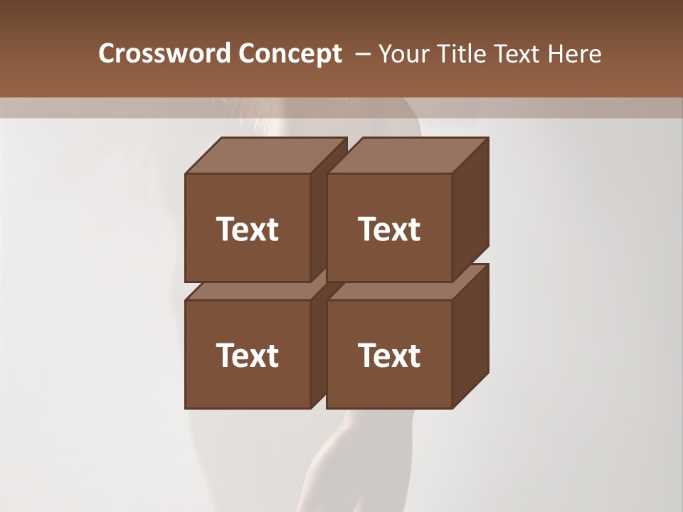 Cute Breasts Seduction PowerPoint Template