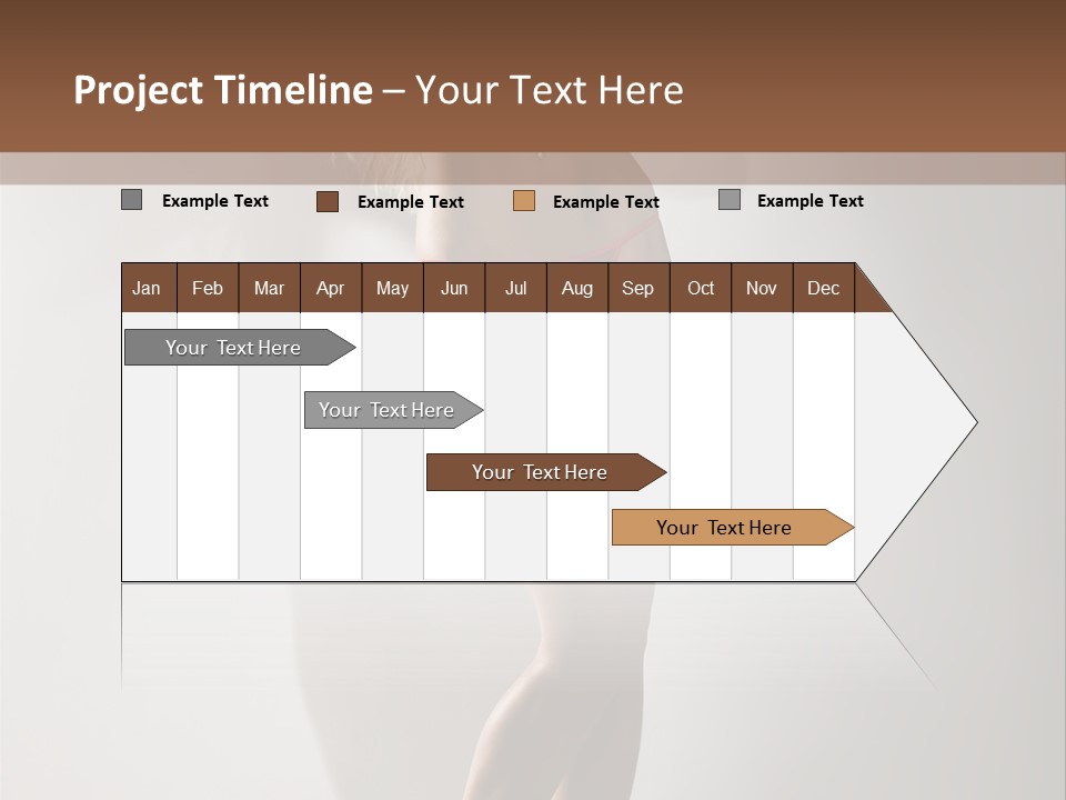 Cute Breasts Seduction PowerPoint Template
