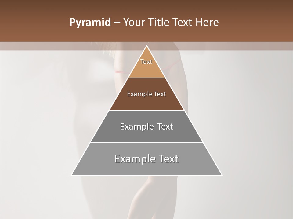 Cute Breasts Seduction PowerPoint Template