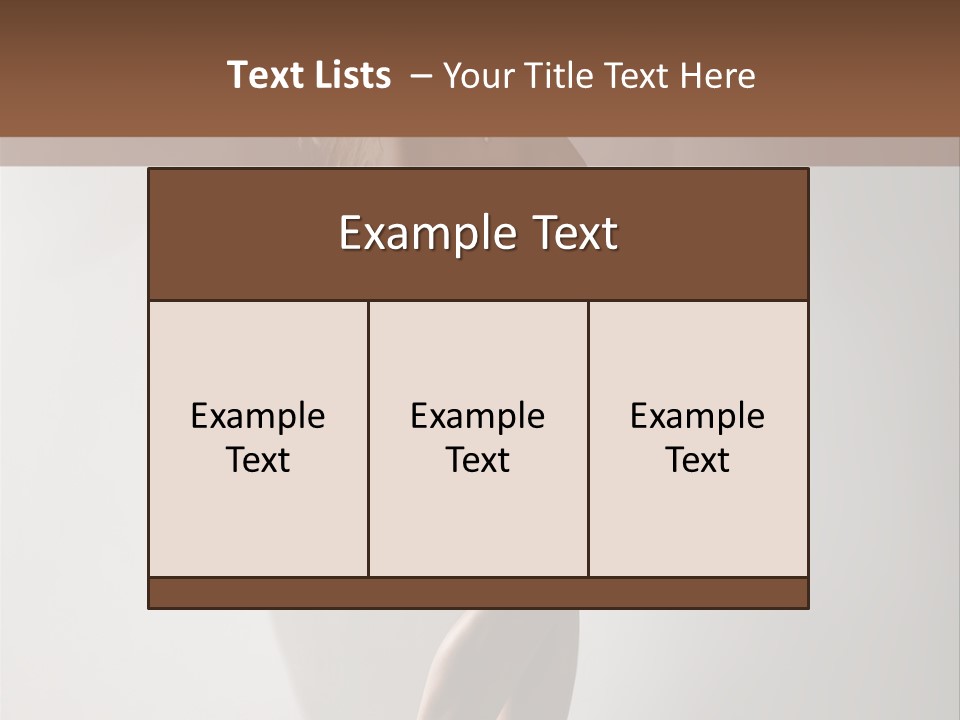 Cute Breasts Seduction PowerPoint Template