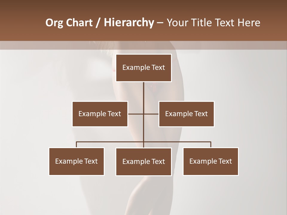 Cute Breasts Seduction PowerPoint Template