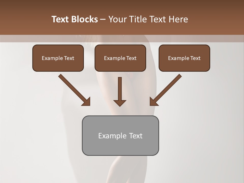 Cute Breasts Seduction PowerPoint Template