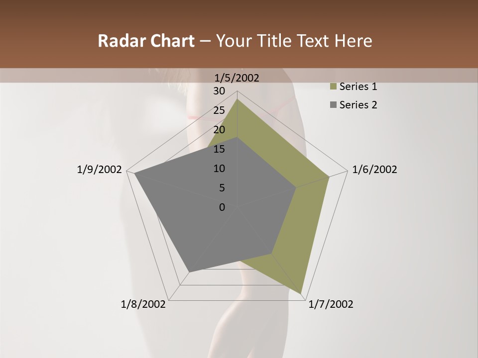 Cute Breasts Seduction PowerPoint Template