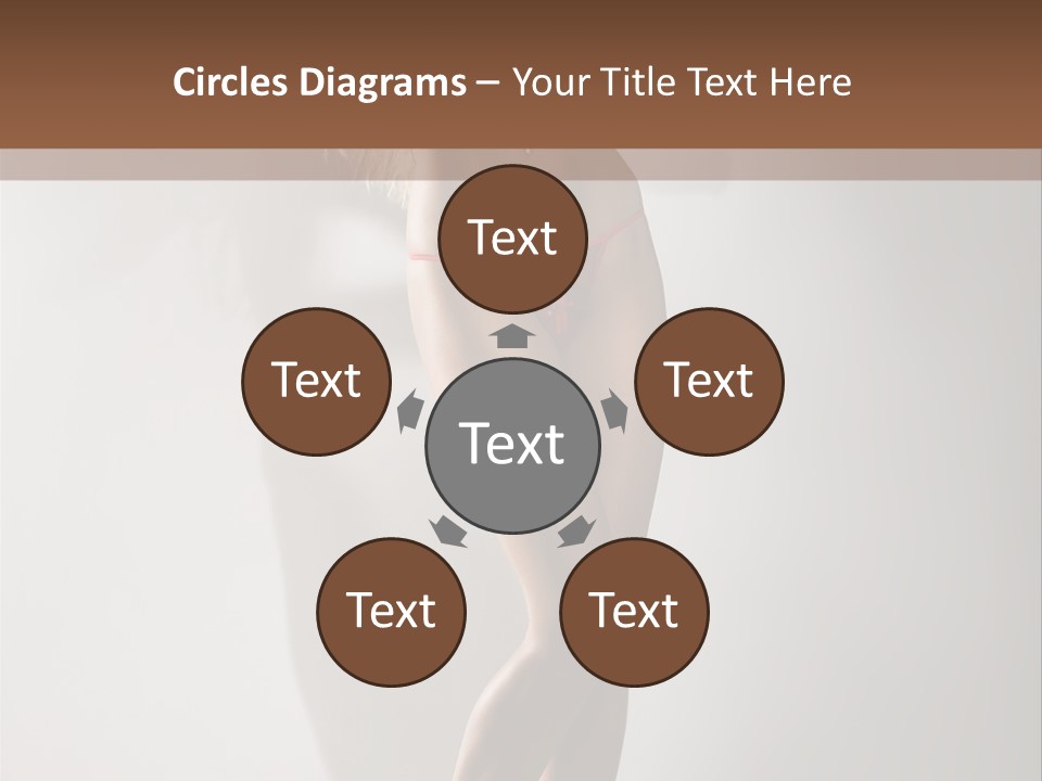 Cute Breasts Seduction PowerPoint Template